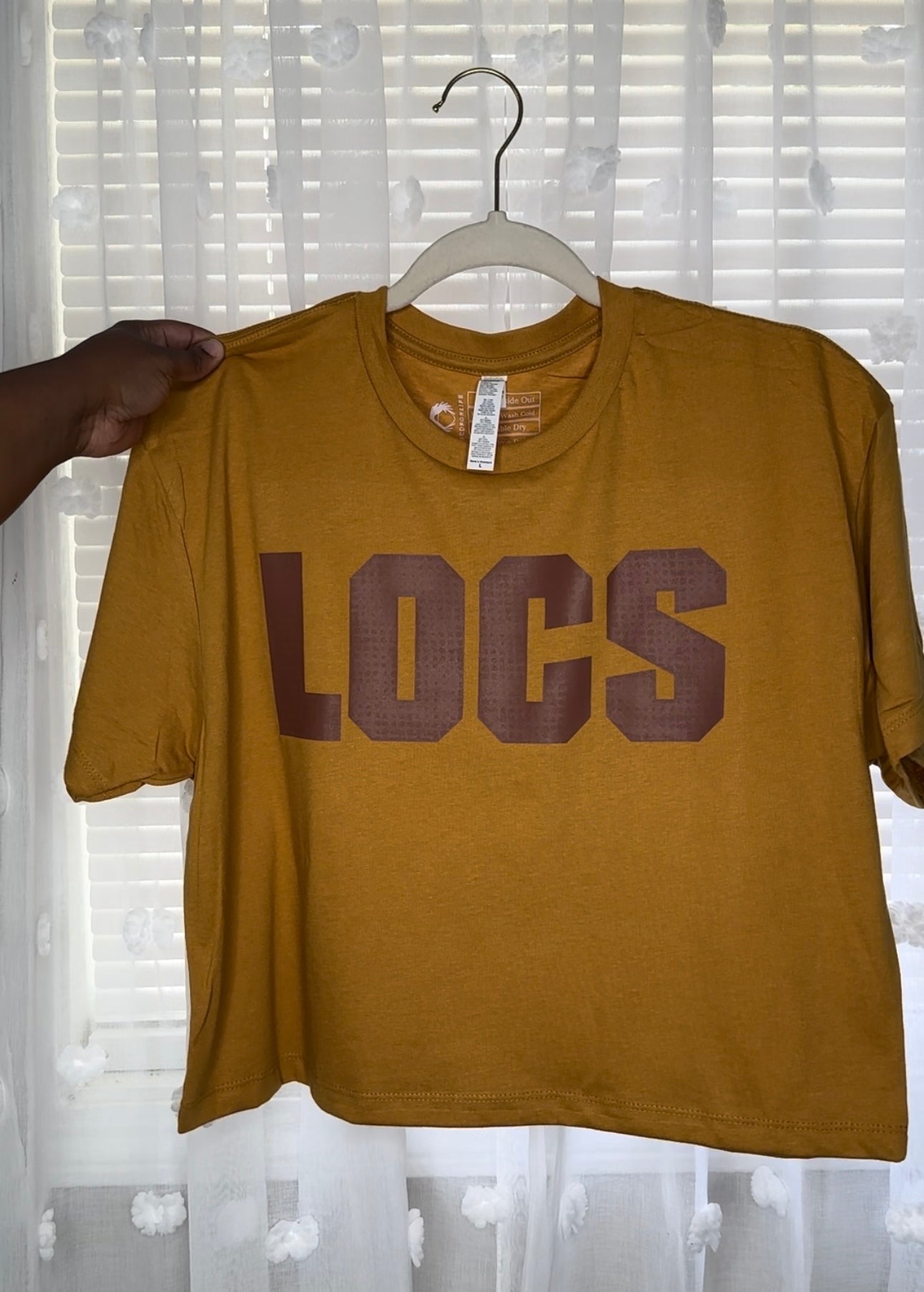 "Locs Definition" Front & Back Crop Top