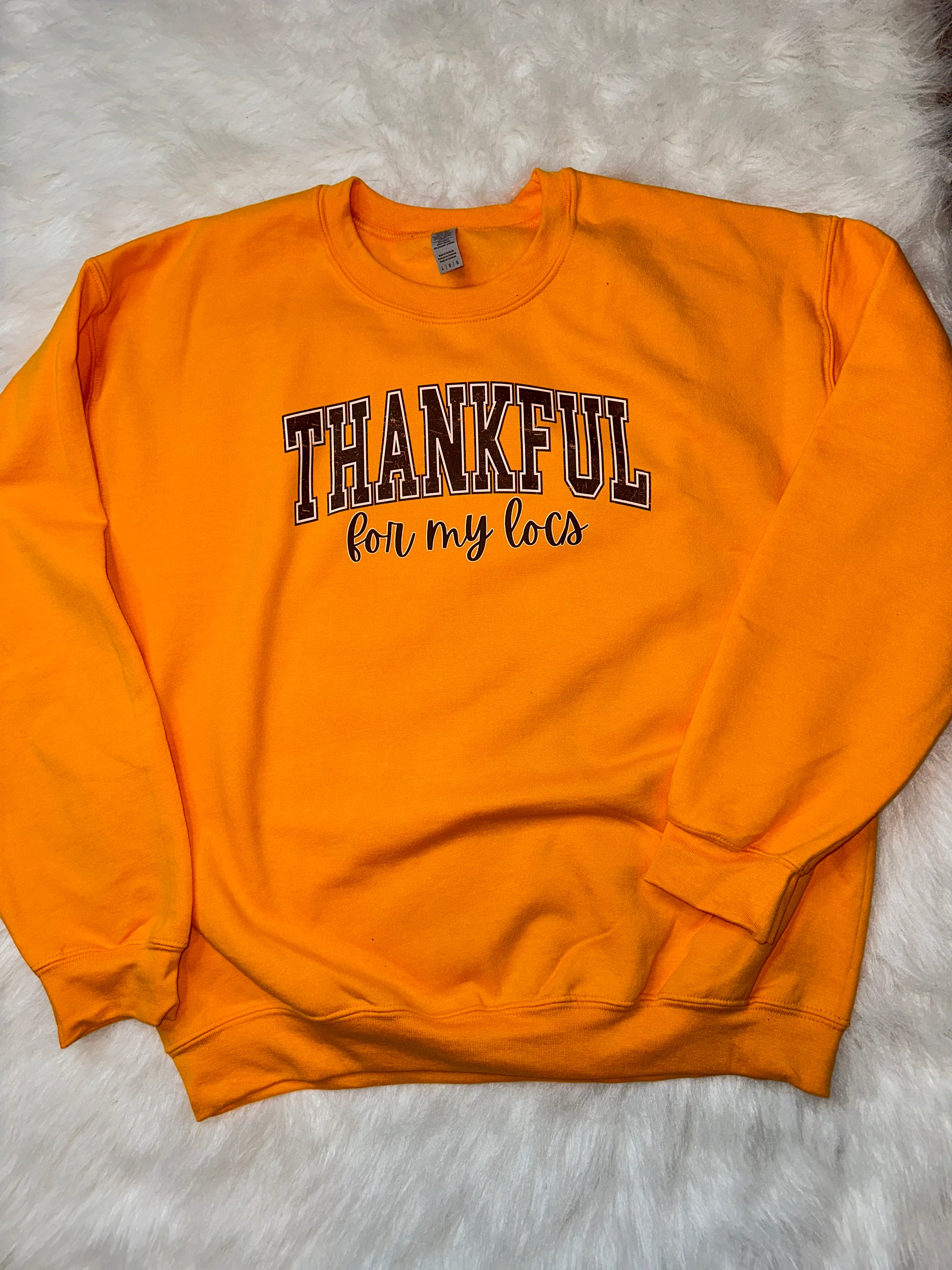 Women’s “Thankful For My Locs” Sweatshirt