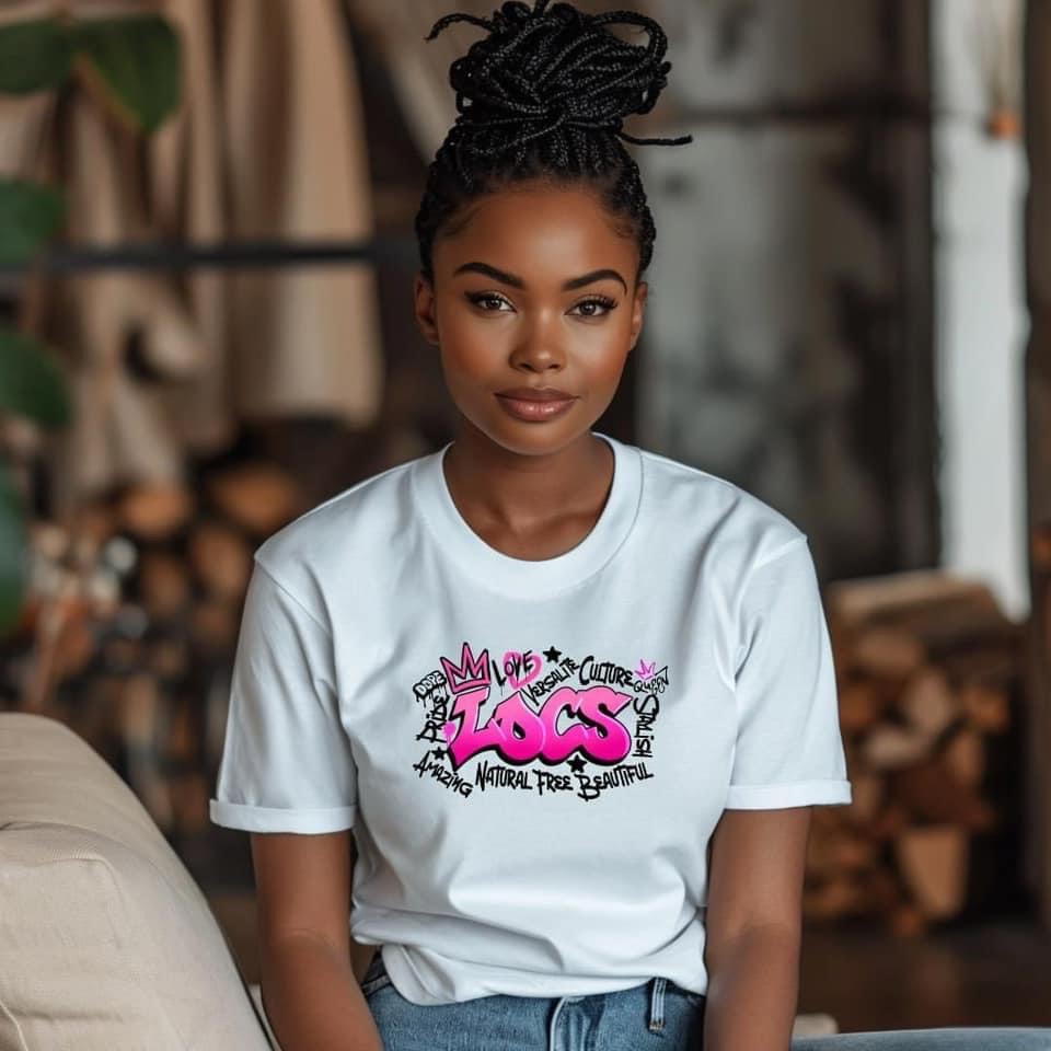 Women "Locs Graffiti" T-shirt