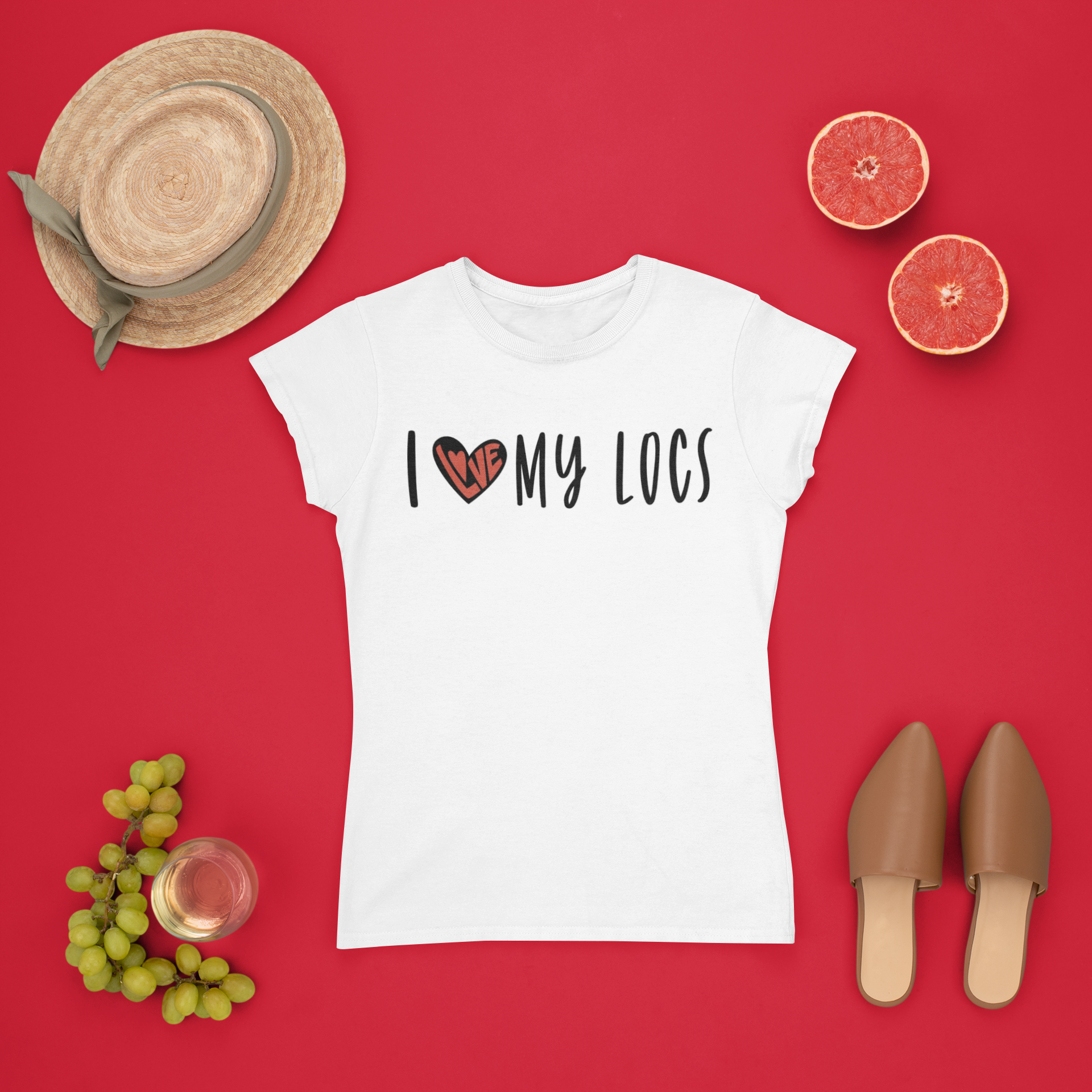 Womens "I Love My Locs" T-shirt